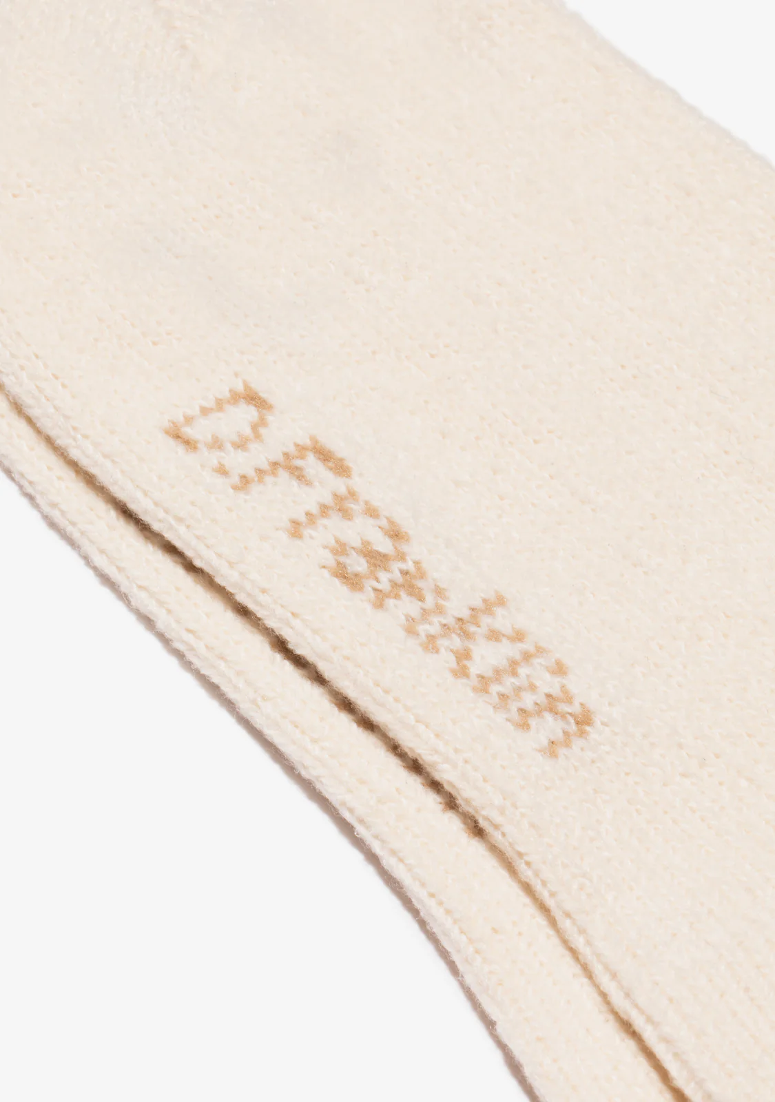 Fair Isle Socks 2 Pack Camel - Image 2