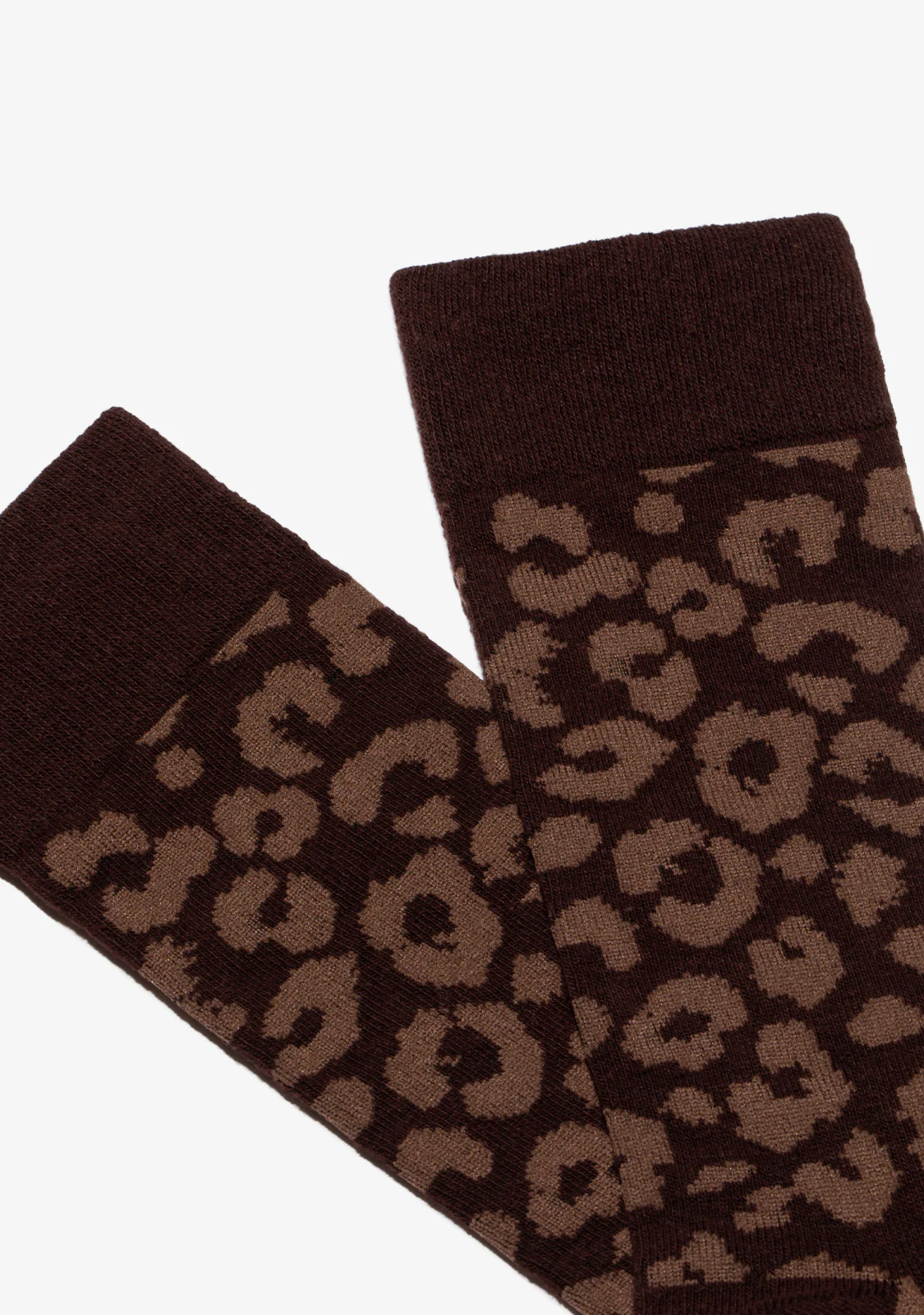 Leopard Socks Brown - Image 2